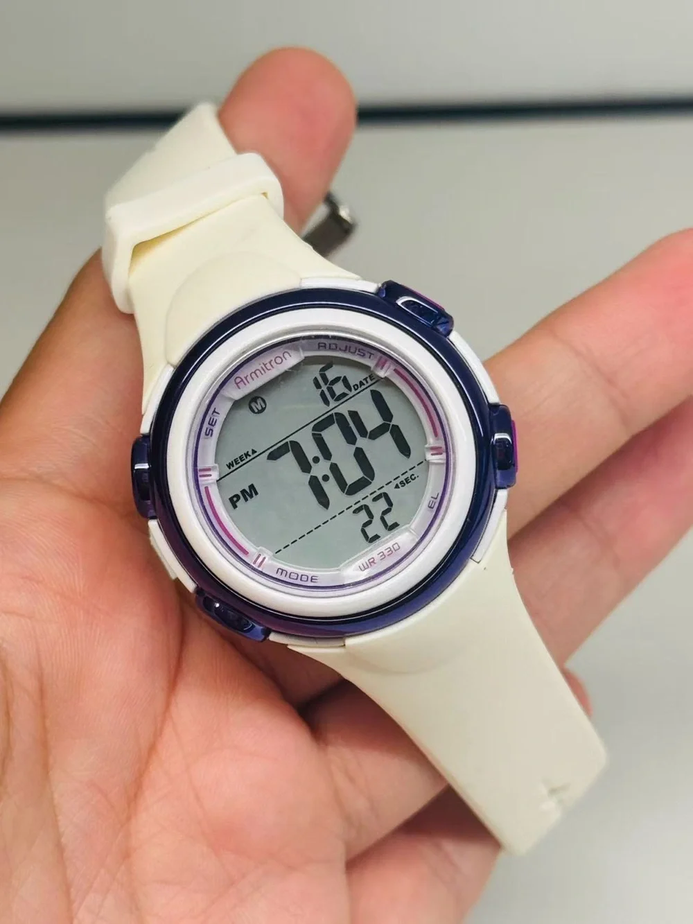 Armitron All-Sport Digital Women’s Watch WR330 Chronograph New Battery Working